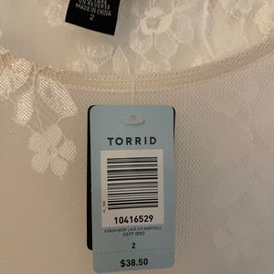 Brand new Torrid Size 2 lace shirt